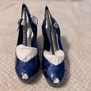 BCBGIRLS Slingback High Heels size 6